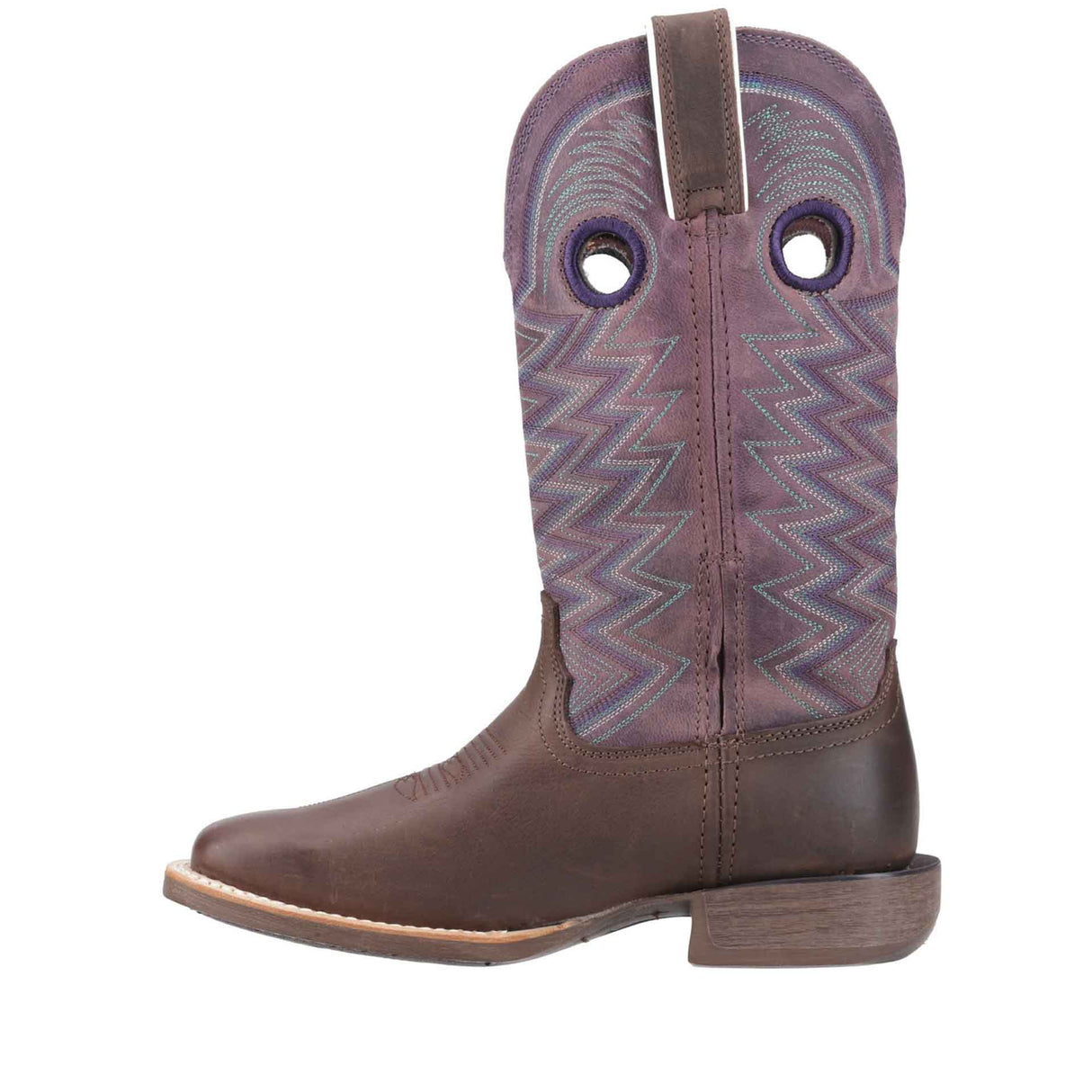 Women's Lady Rebel Pro Western Boots Dark Earth and Amethyst