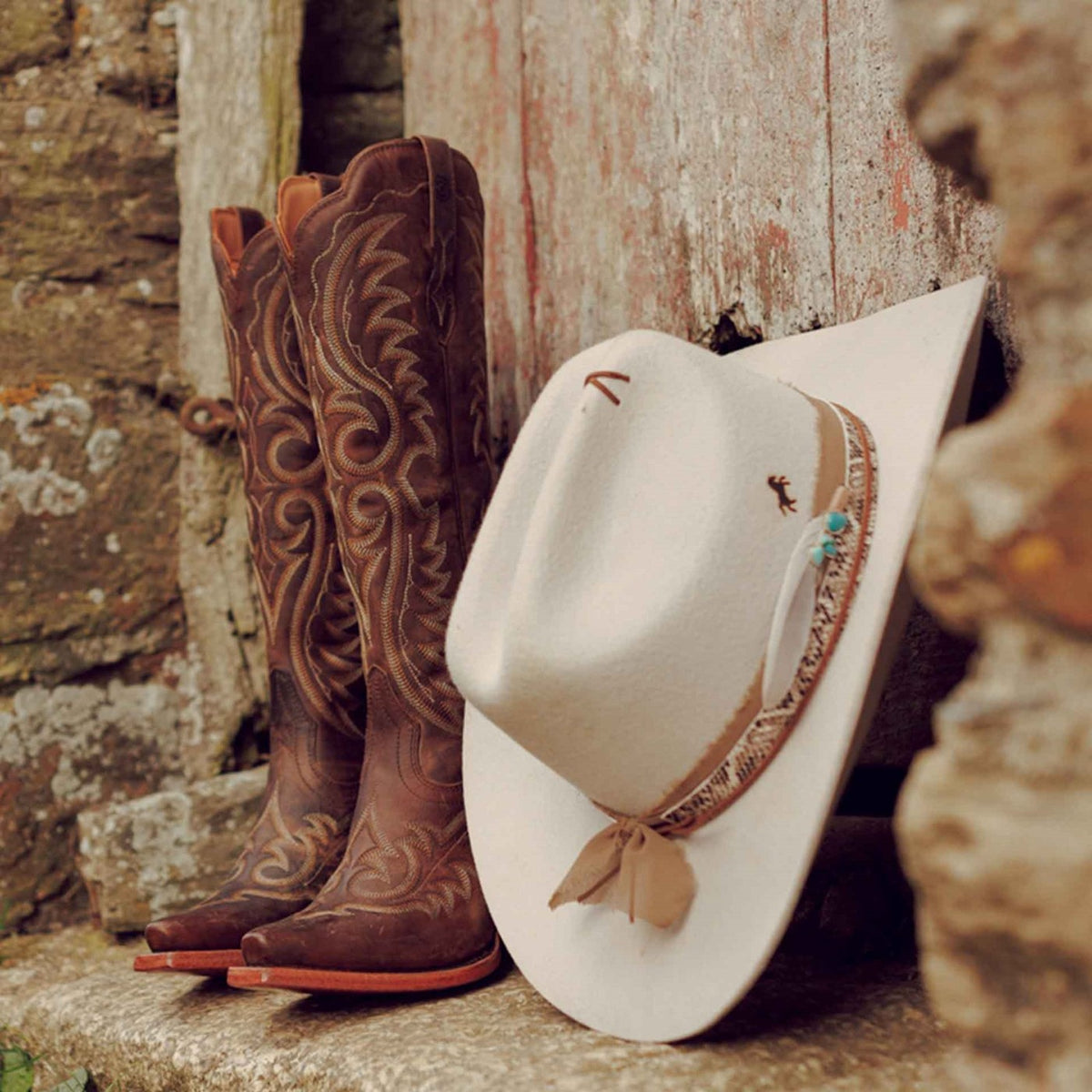 Women's Crush Western Boots Driftwood Brown