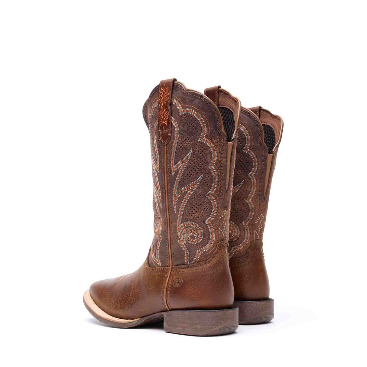 Women's Lady Rebel Pro Western Boots Distressed Cognac