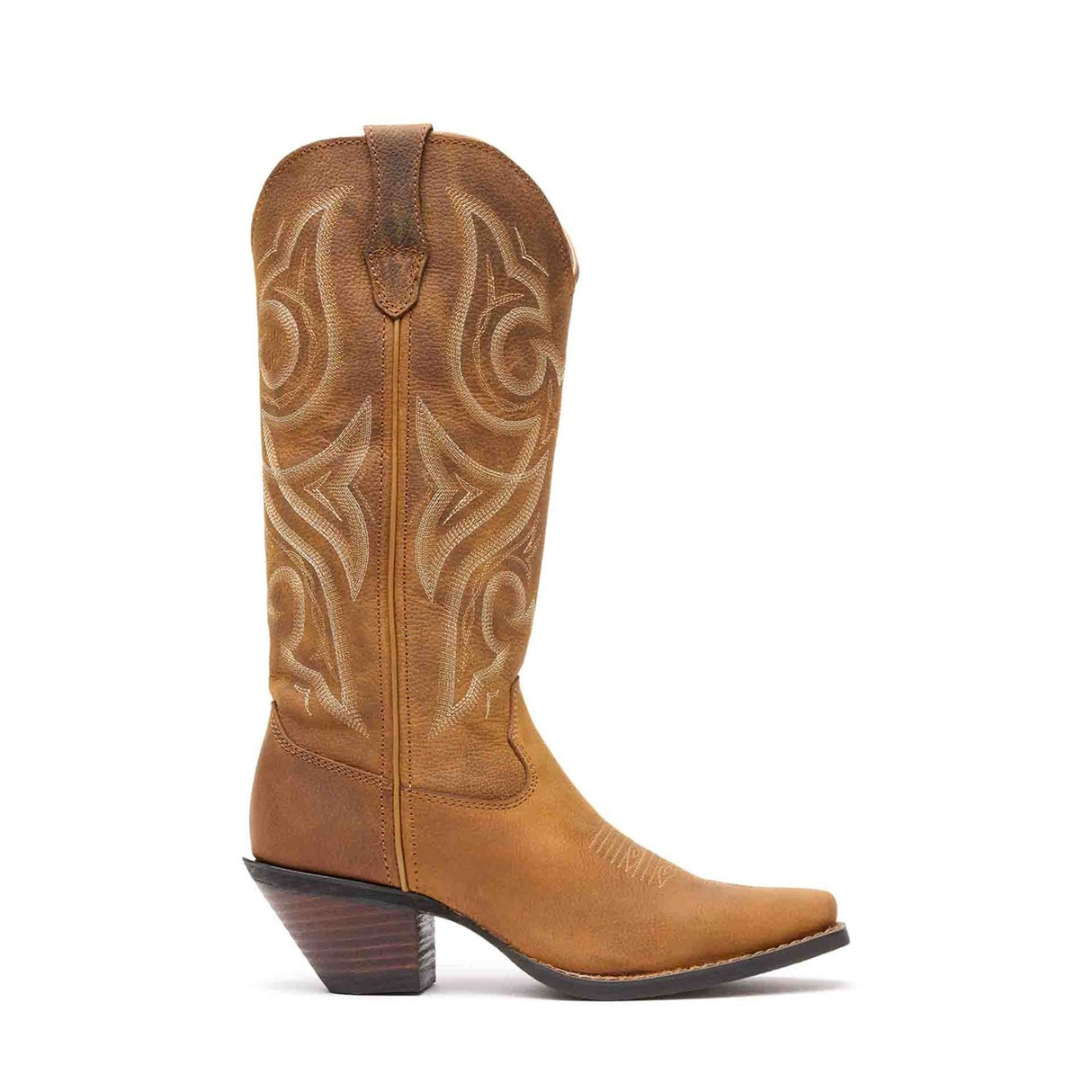 Women's Crush Western Boots Distressed Cognac