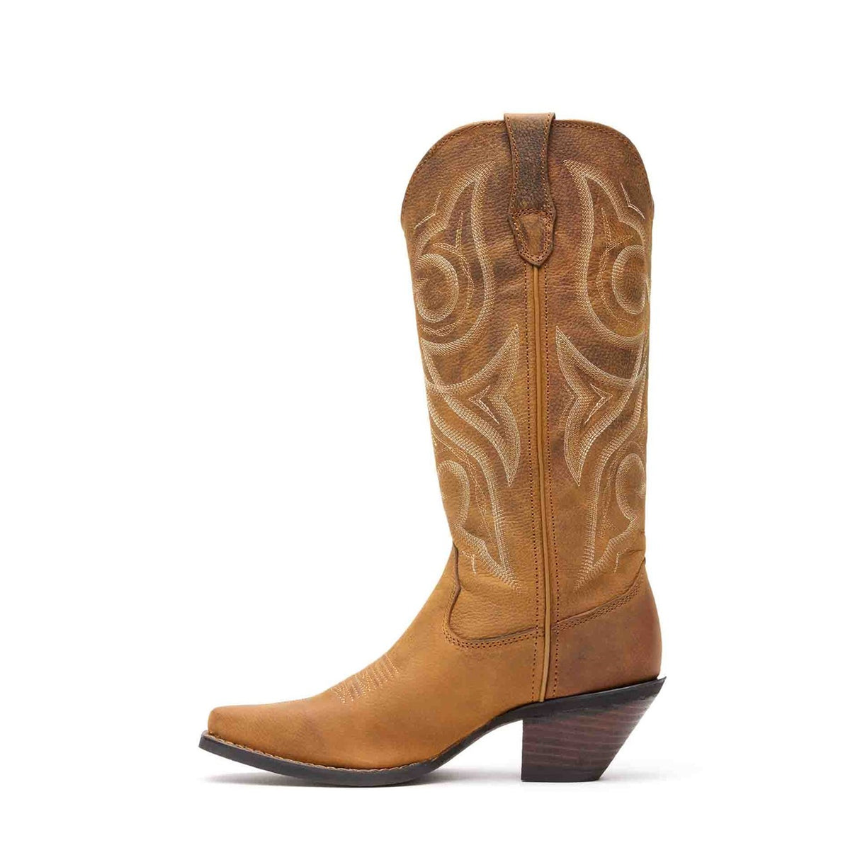 Women's Crush Western Boots Distressed Cognac