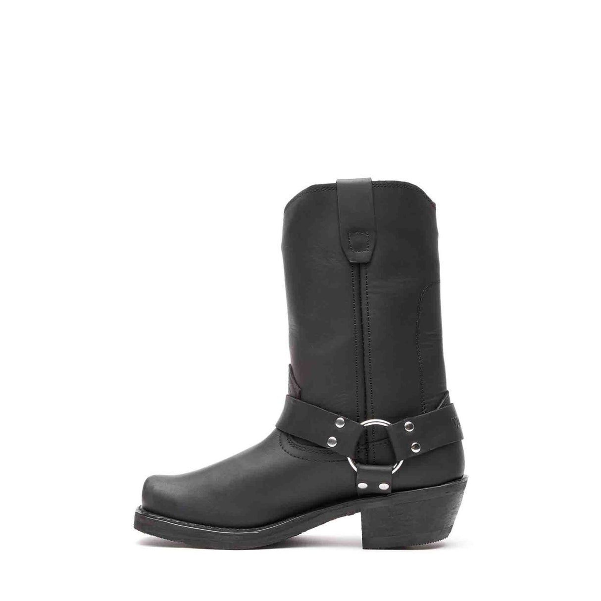 Women's Harness Biker Boots Black