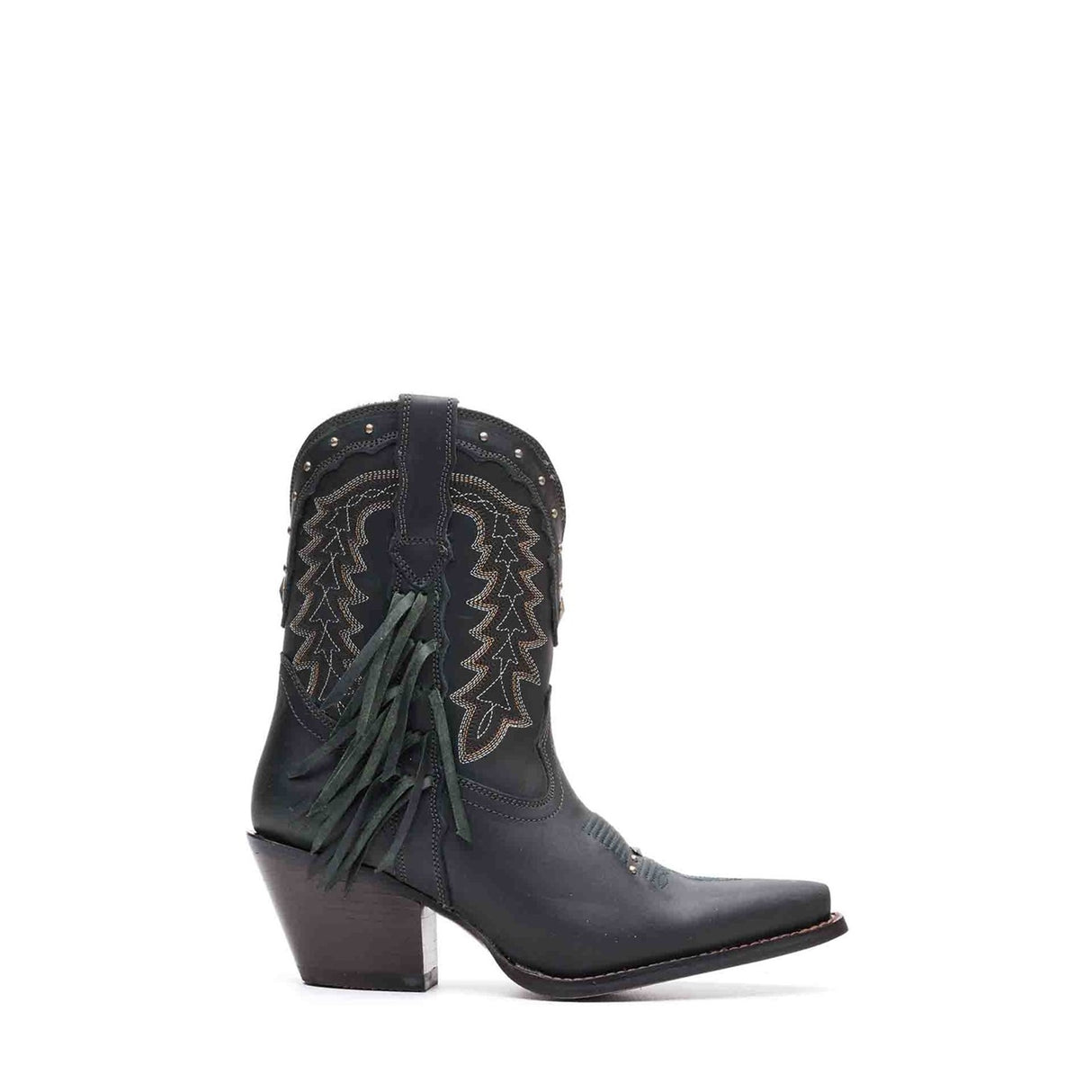 Women's Crush Western Boots Saddle Brown and Denim Blue