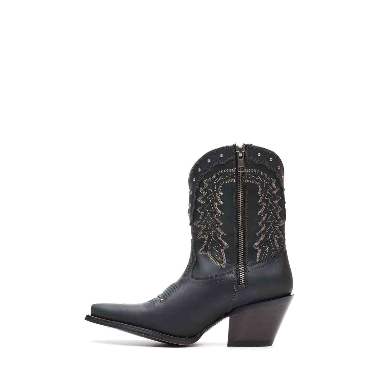 Women's Crush Western Boots Saddle Brown and Denim Blue