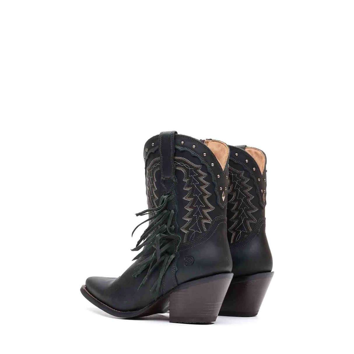 Women's Crush Western Boots Saddle Brown and Denim Blue