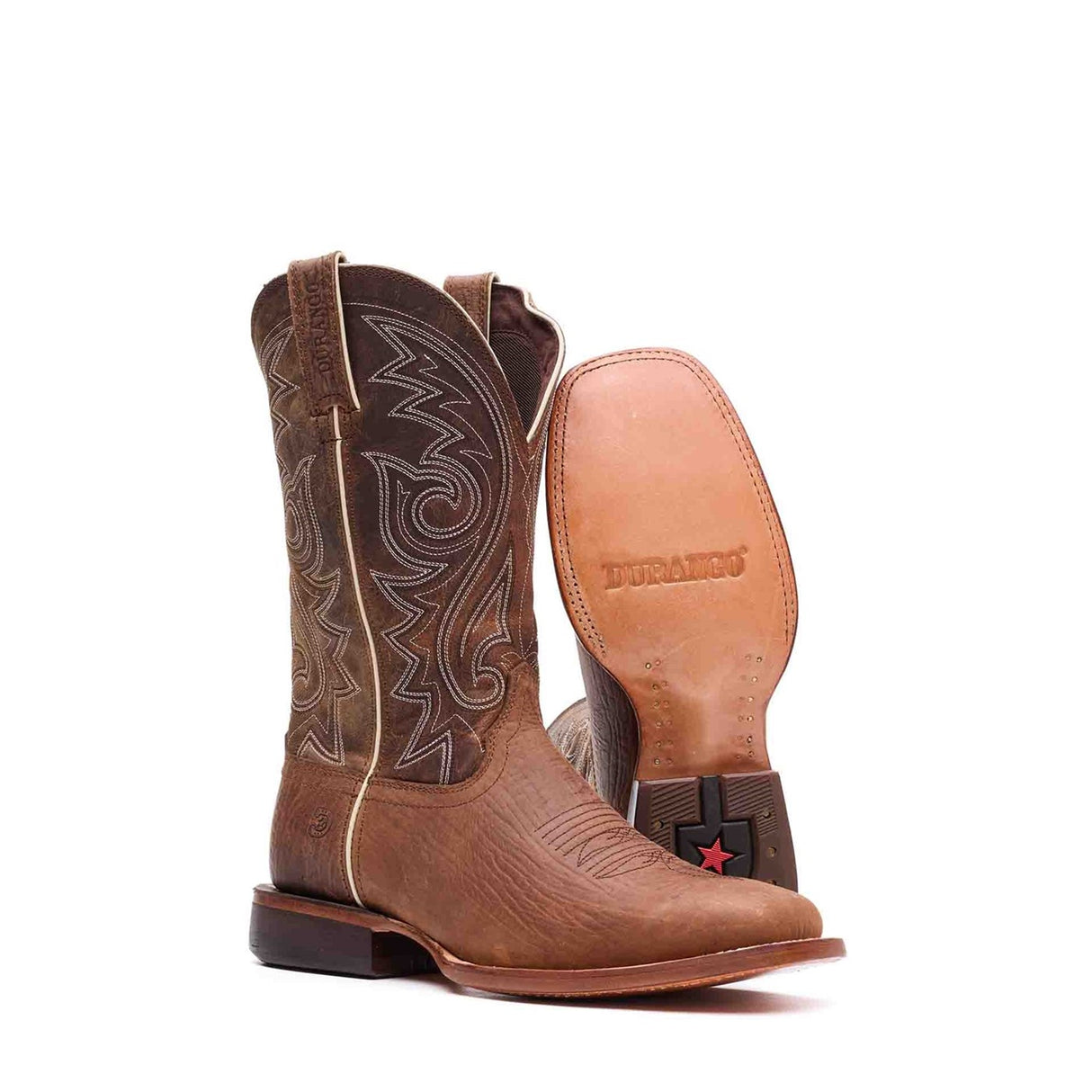 Men's Arena Pro Western Boots Worn Saddle