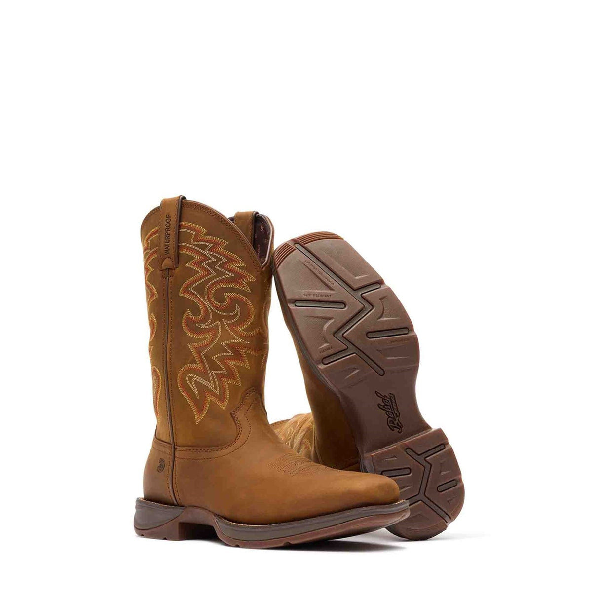 Men's Rebel Waterproof Western Boots Russet