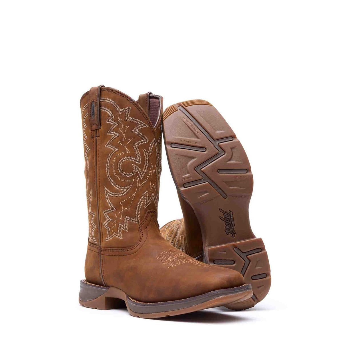 Men's Rebel Western Boots Brown