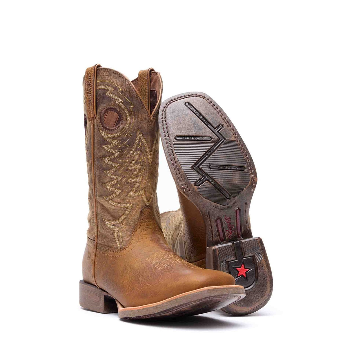 Men's Rebel Pro Western Boots Flaxen Brown