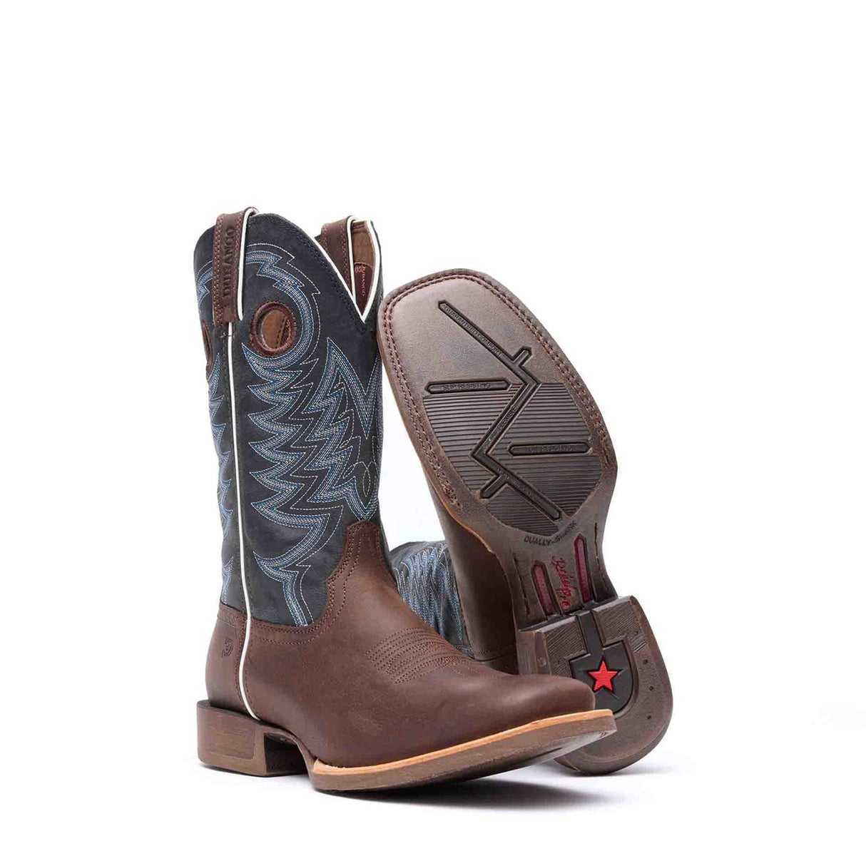 Men's Rebel Pro Western Boots Denim Blue