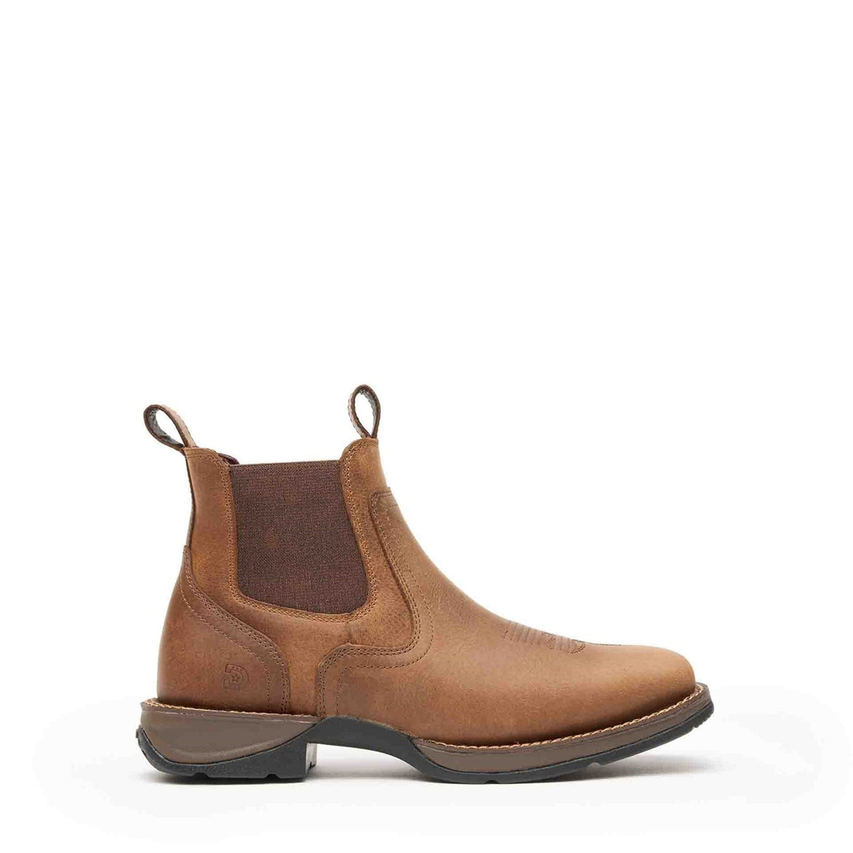 Men's Red Dirt Rebel Ankle Western Boots Old Town Brown and Tan