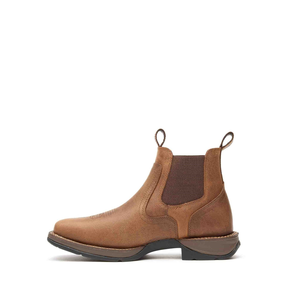 Men's Red Dirt Rebel Ankle Western Boots Old Town Brown and Tan