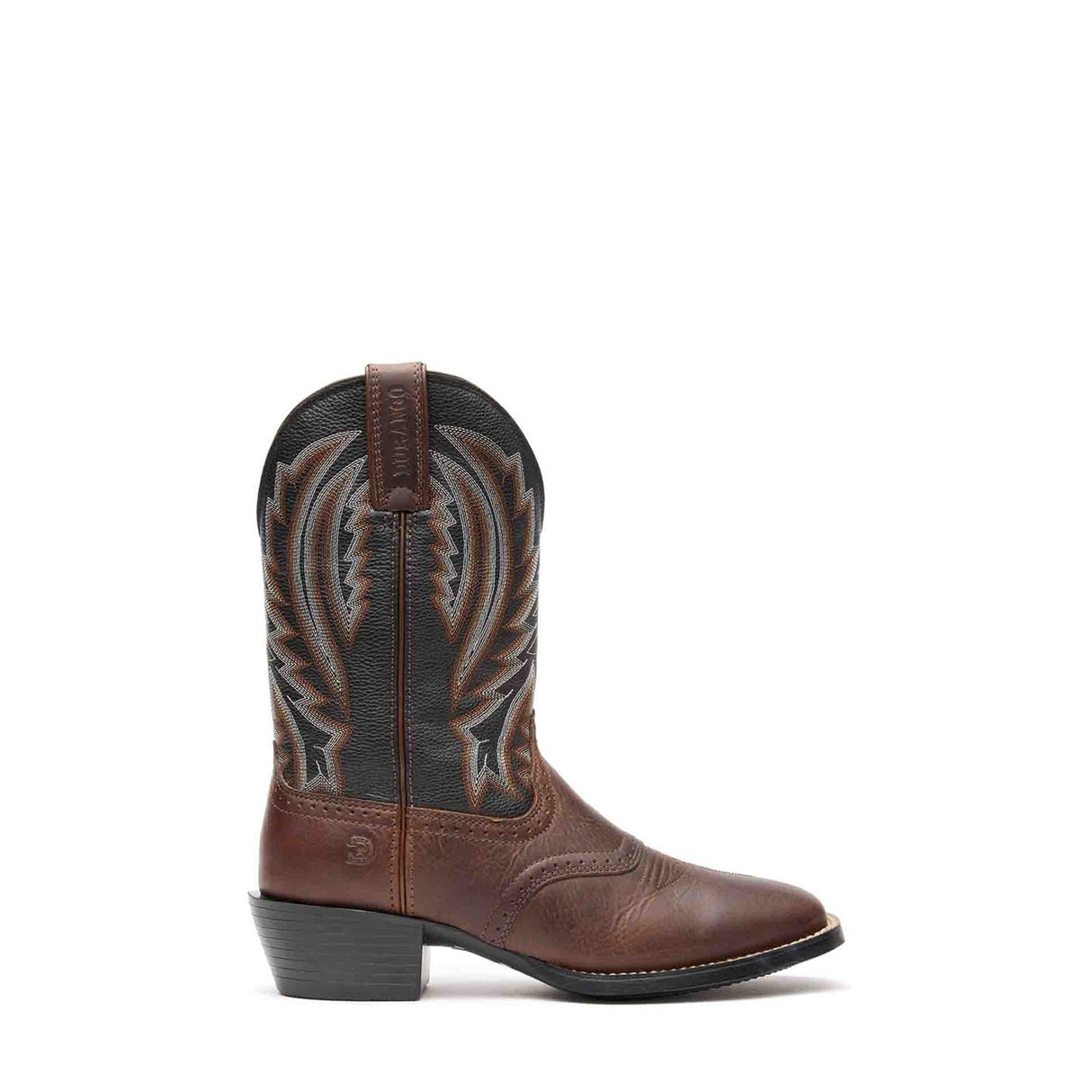 Men's Westward Western Boots Dark Chestnut Black Onyx