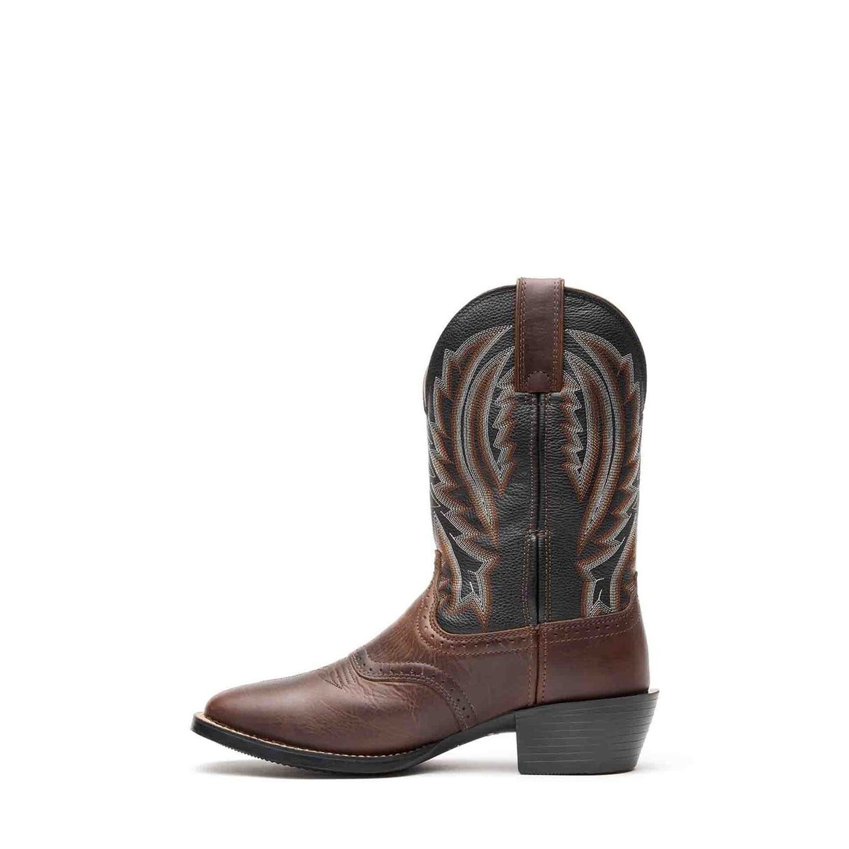 Men's Westward Western Boots Dark Chestnut Black Onyx