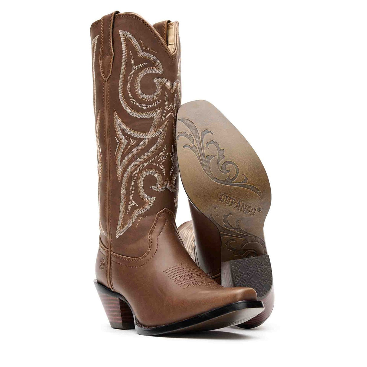 Women's Crush Western Boots Milk Chocolate