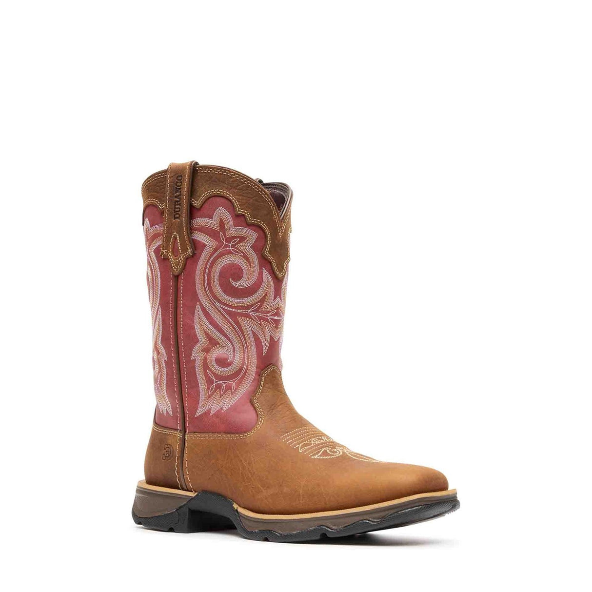 Women's Lady Rebel Western Boots Briar Brown and Rusty Red