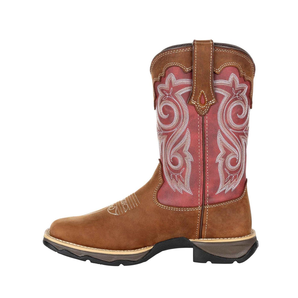 Women's Lady Rebel Western Boots Briar Brown and Rusty Red