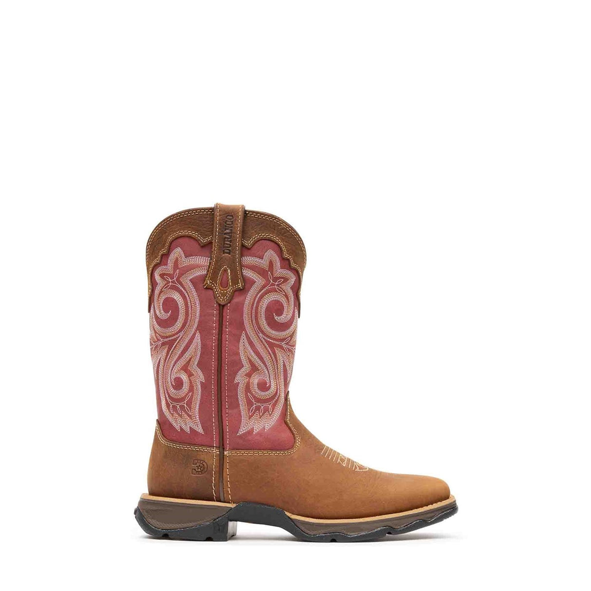Women's Lady Rebel Western Boots Briar Brown and Rusty Red