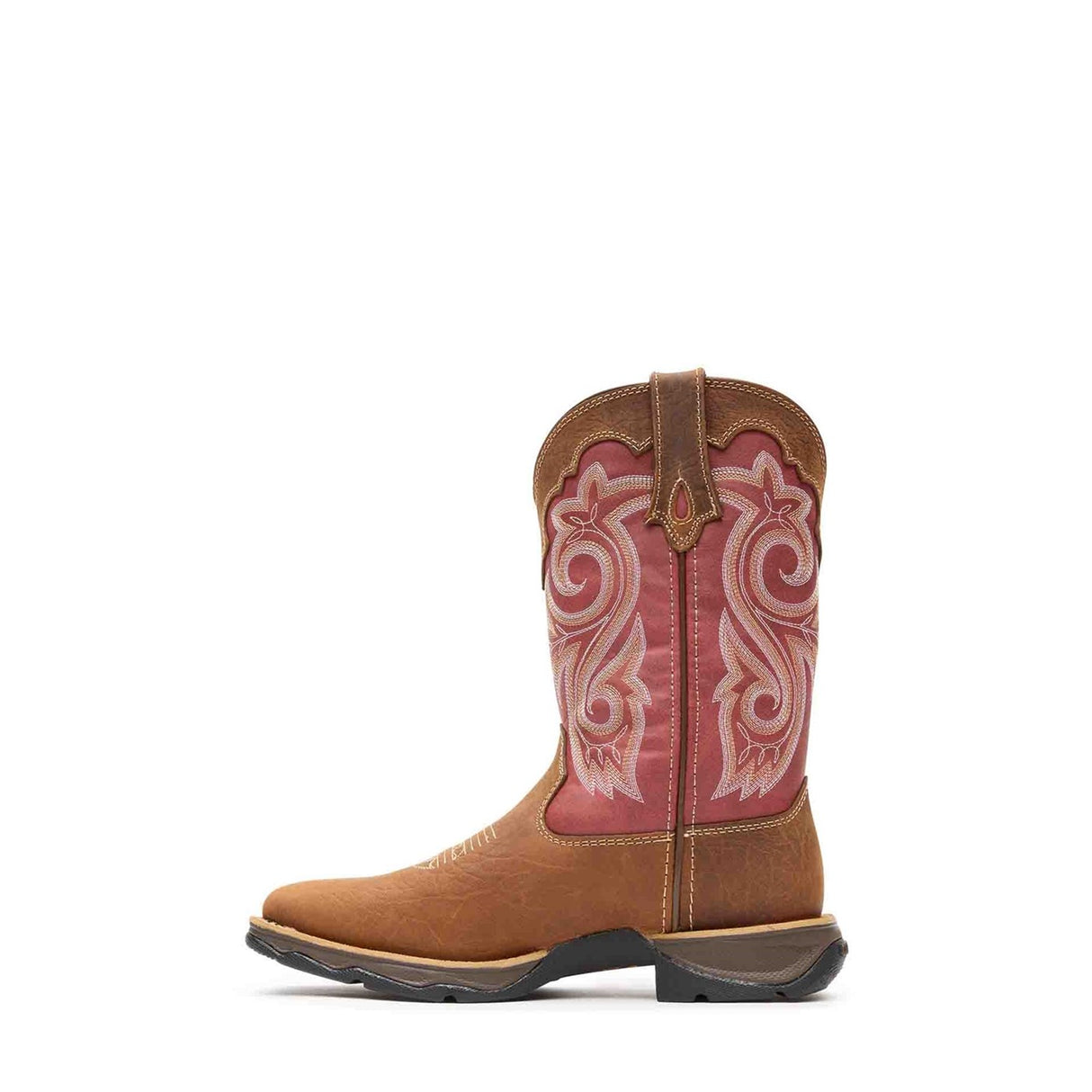 Women's Lady Rebel Western Boots Briar Brown and Rusty Red