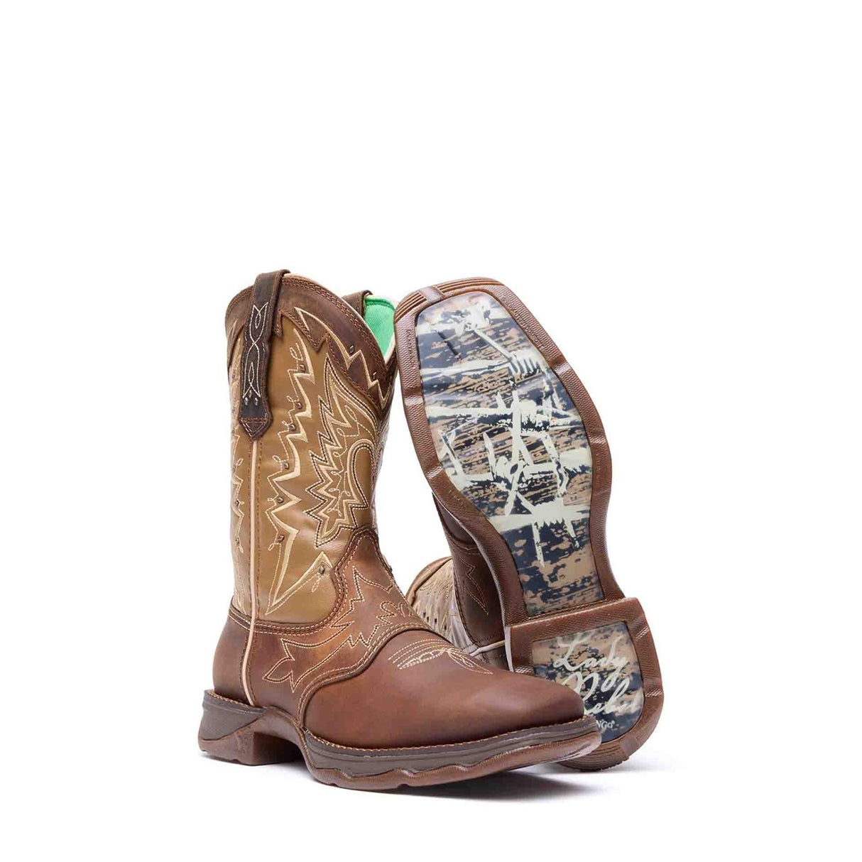 Women's Lady Rebel Western Boots Nicotine and Brown