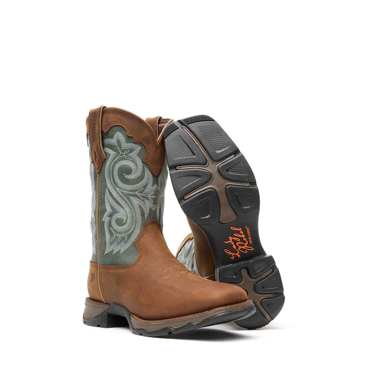 Women's Lady Rebel Waterproof Western Boots Brown Evergreen