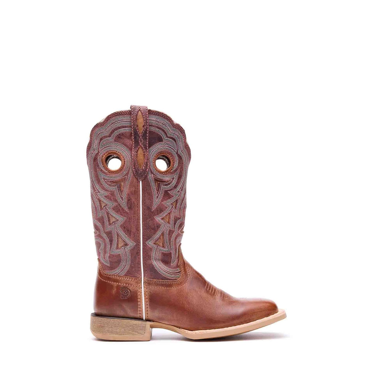 Women's Lady Rebel Pro Western Boots Dusty Brown Sky Blue