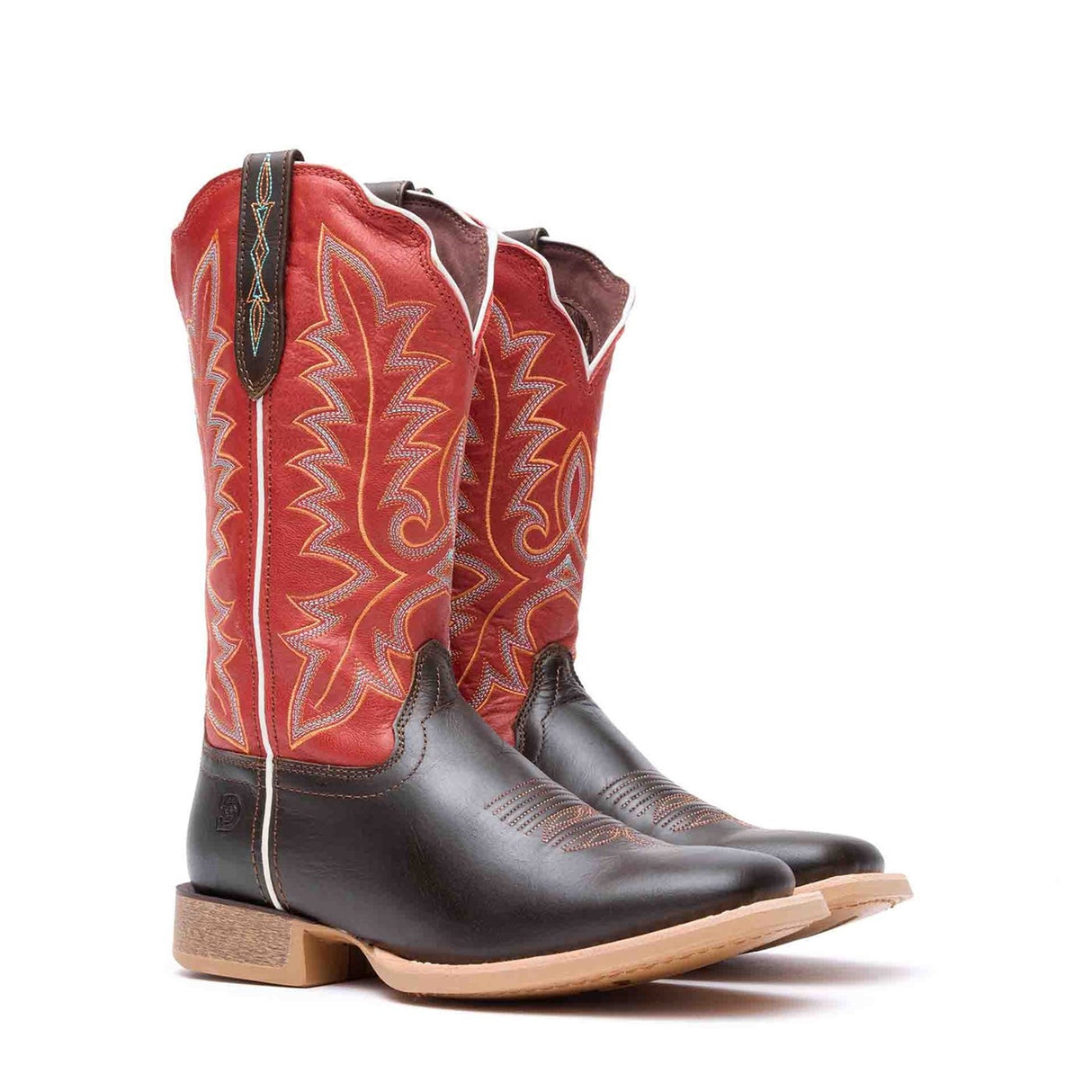 Women's Lady Rebel Pro Western Boots Hickory and Chilli Pepper