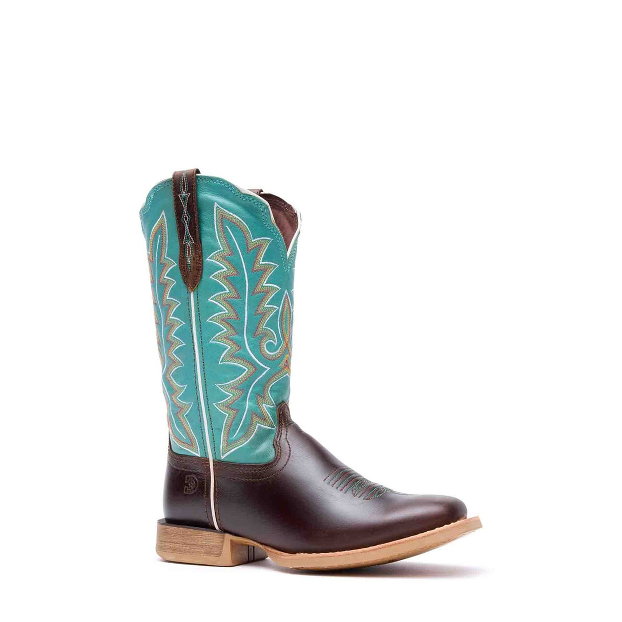 Women's Lady Rebel Pro Western Boots Bay Brown and Arctic Blue