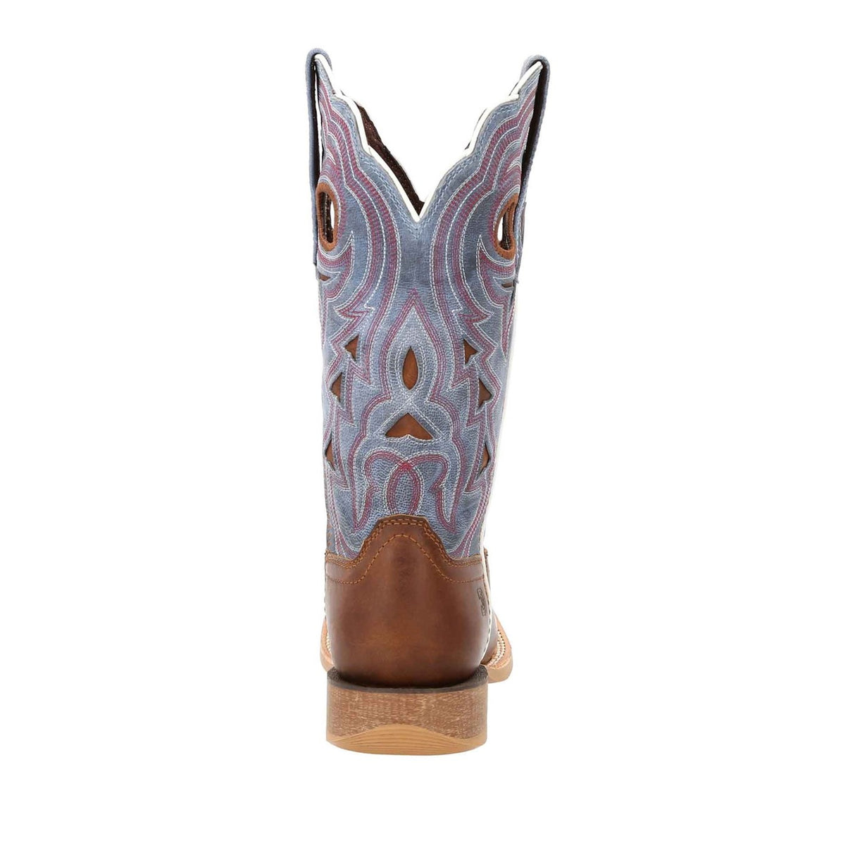 Women's Lady Rebel Pro Western Boots Golden Brown and Periwinkle