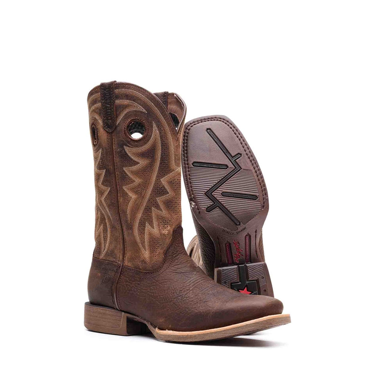 Men's Rebel Pro Wide Fit Western Boots Bay Brown