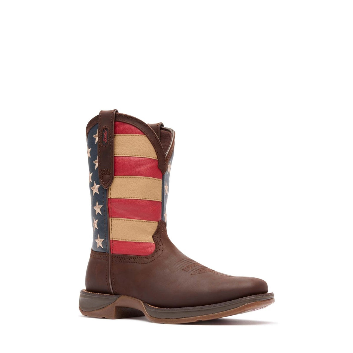 Men's Rebel Western Boots Brown Union Flag