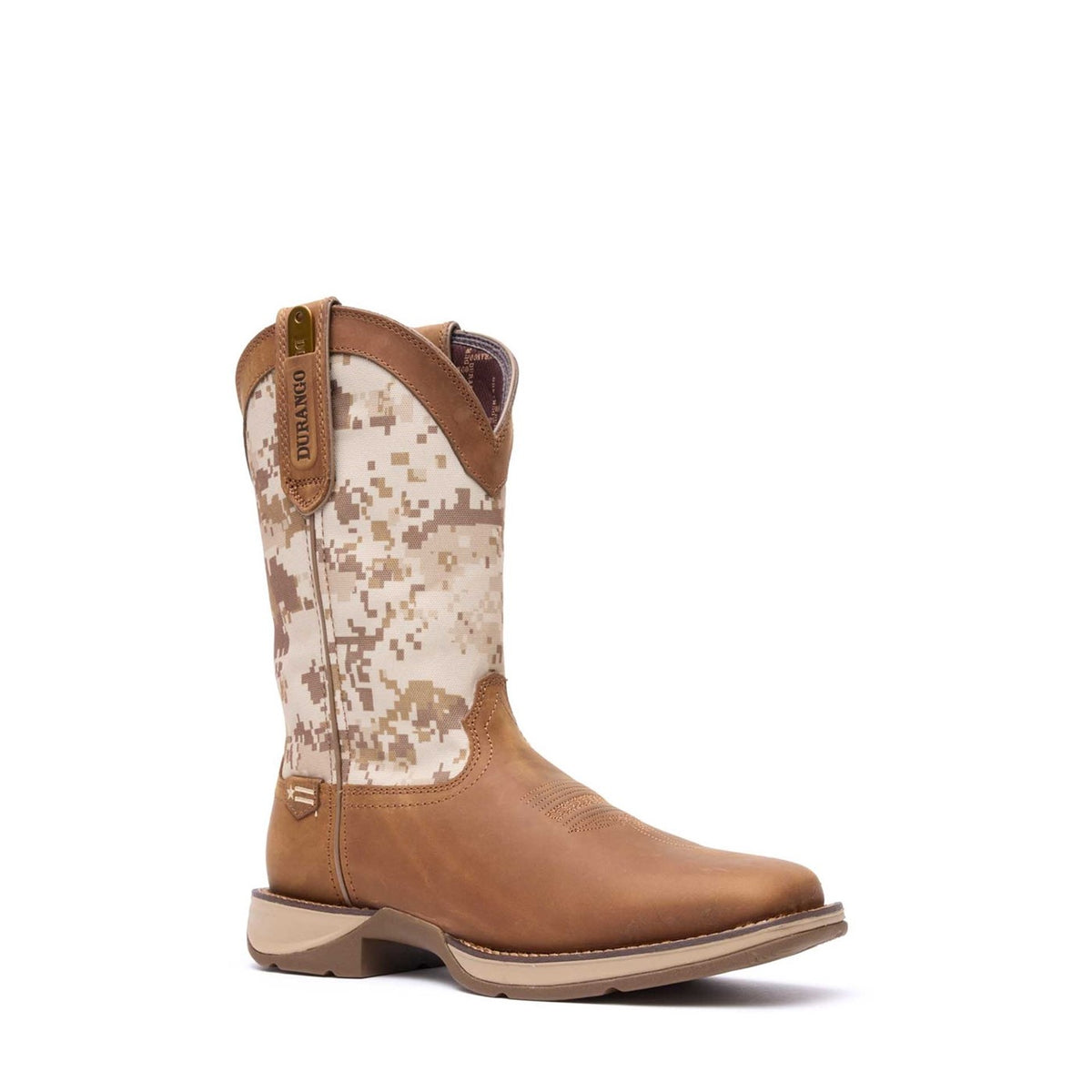 Men's Rebel Western Boots Dusty Brown Desert Camo