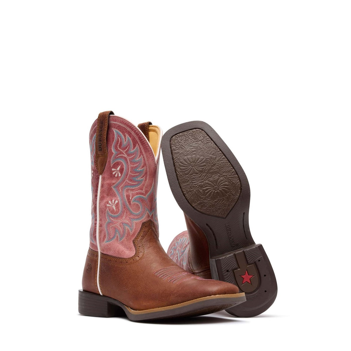 Women's Shyloh Western Boots Rusty Brown Dusty Rose