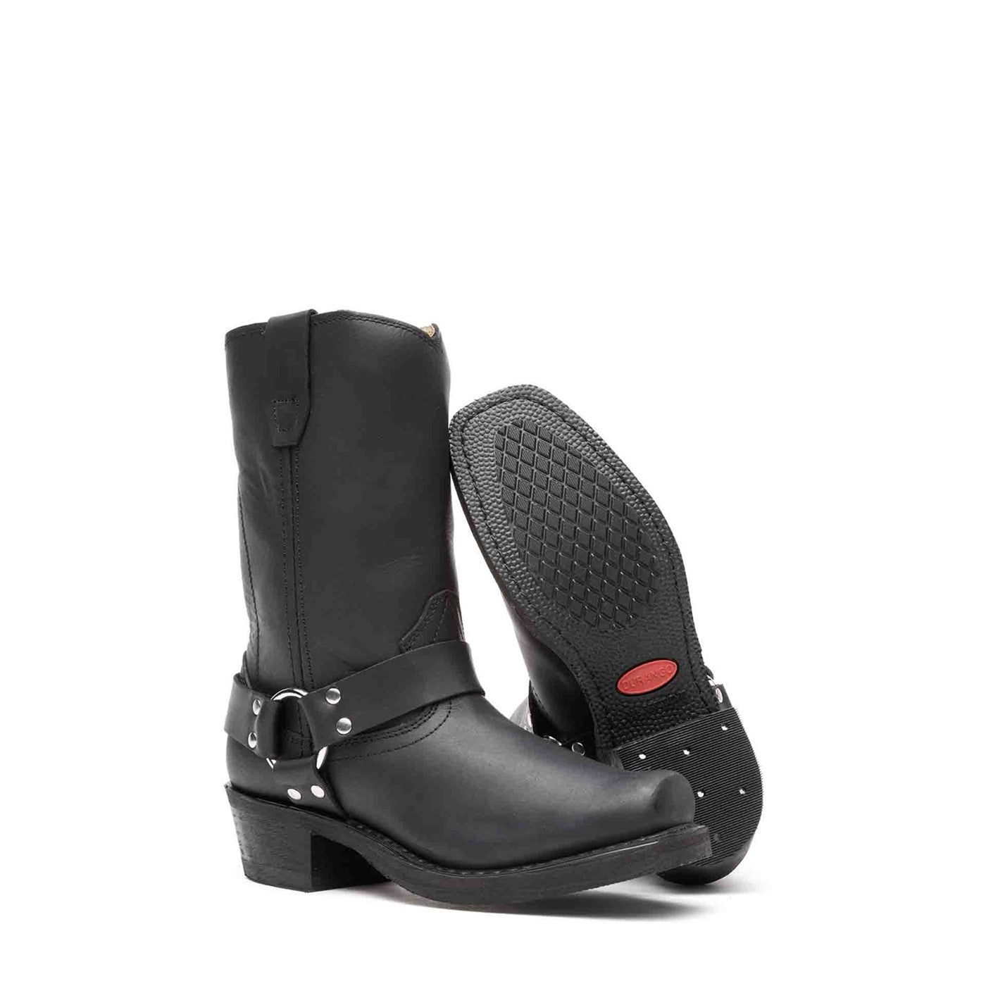 Durango Women's Harness Biker Boots in Black