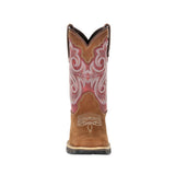Women's Lady Rebel Western Boots Briar Brown and Rusty Red