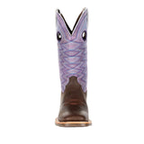 Women's Lady Rebel Pro Western Boots Dark Earth and Amethyst