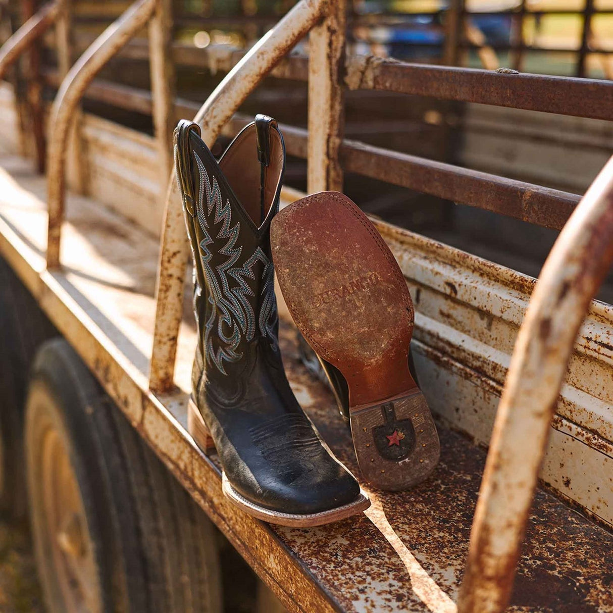 Men's Arena Elite Western Boots Black Onyx