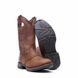 Men's Rebel Western Boots Dusk Velocity Bark Brown