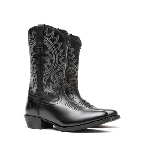 Men's Shyloh Western Boots Polished Black Onyx
