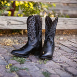 Men's Shyloh Western Boots Polished Black Onyx