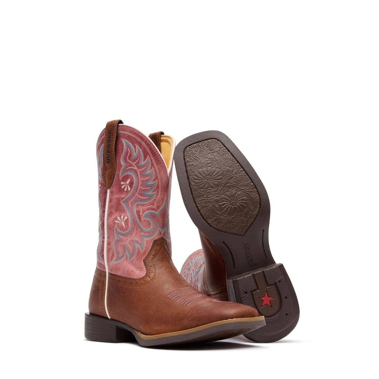 Women's Shyloh Western Boots Rusty Brown Dusty Rose