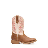 Kids' Shyloh Western Boots Honey Tan Metallic Peach